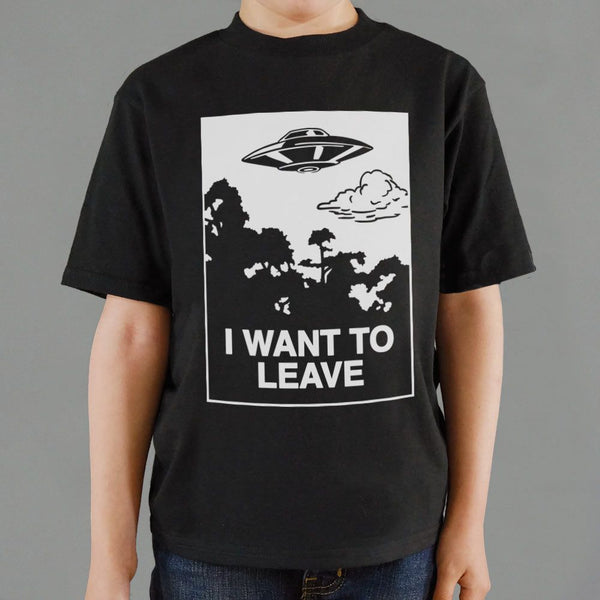 I Want to Leave Kids' T-Shirt