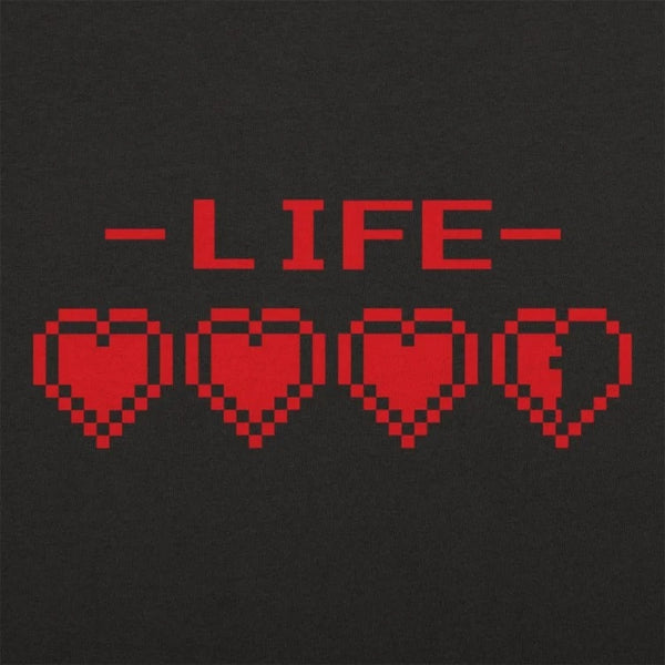 8-Bit Life Hearts Kids' T-Shirt