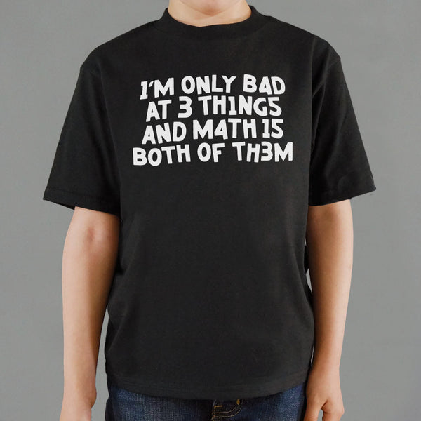 Bad At Math Kids' T-Shirt