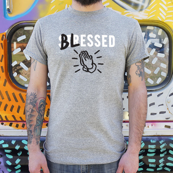 Blessed Not Stressed Men's T-Shirt