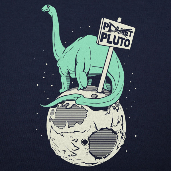 Brontosaurus On Pluto Men's T-Shirt