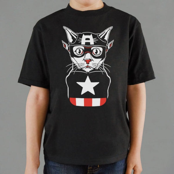 Captain Ameri-Cat Kids' T-Shirt
