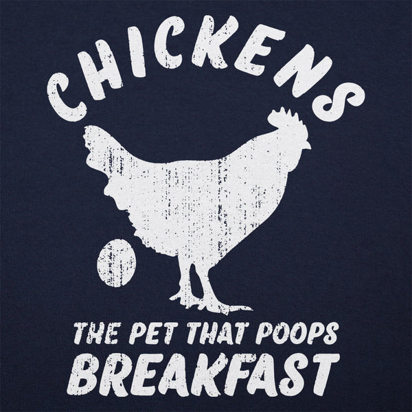Chickens Poop Breakfast Hoodie
