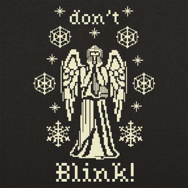 Don't Blink Needlepoint Men's T-Shirt