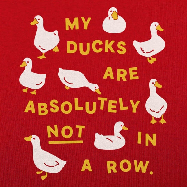 Ducks in a Row Women's T-Shirt