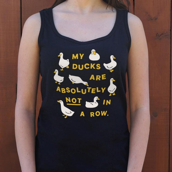Ducks in a Row Women's Tank Top