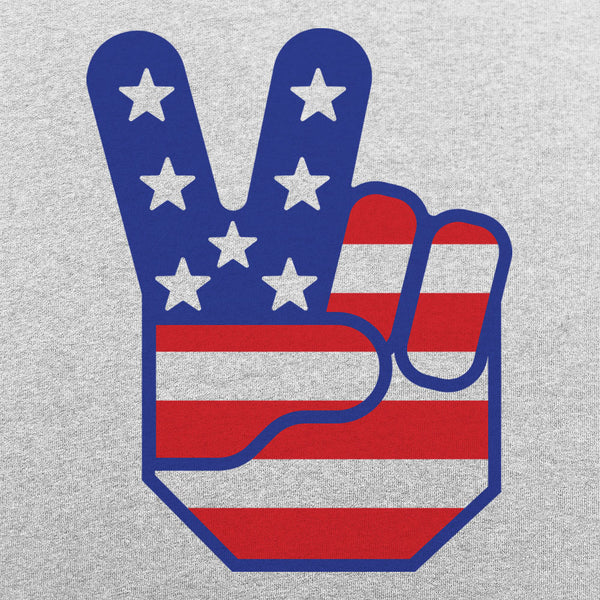 Flag Peace Sign Men's T-Shirt