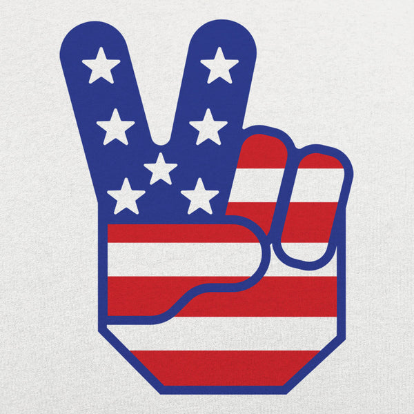 Flag Peace Sign Men's Tank Top