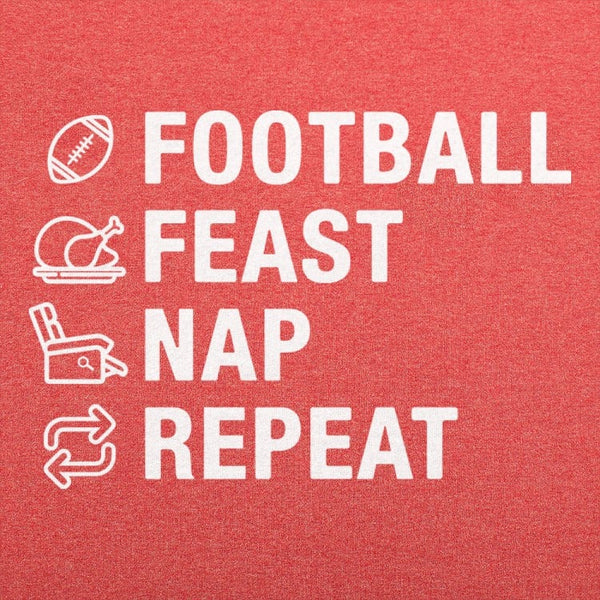 Football Feast Nap Men's T-Shirt