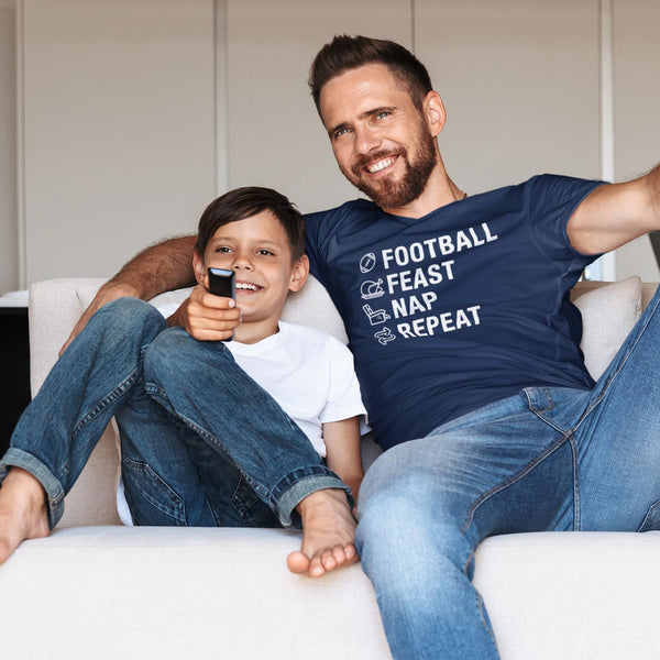 Football Feast Nap Men's T-Shirt
