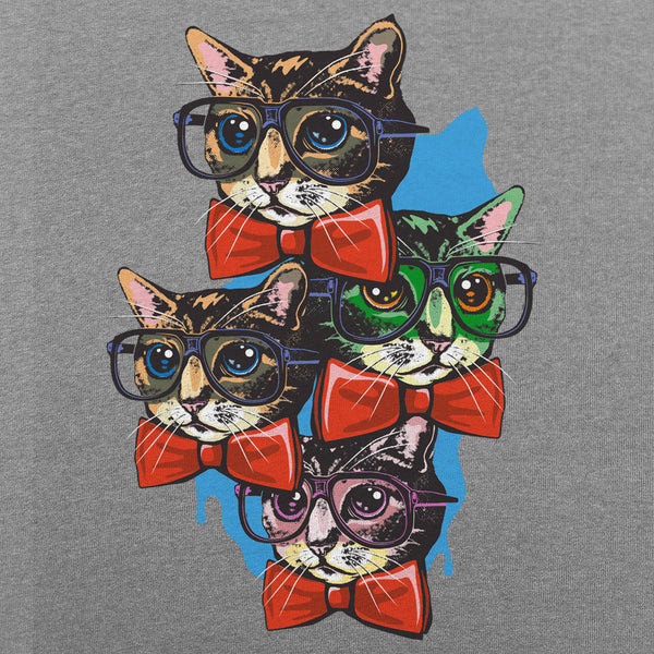 Nerd Cat Full Color Men's T-Shirt