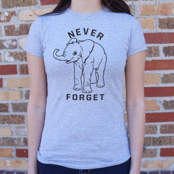 Baby Elephant Never Forget Women's T-Shirt