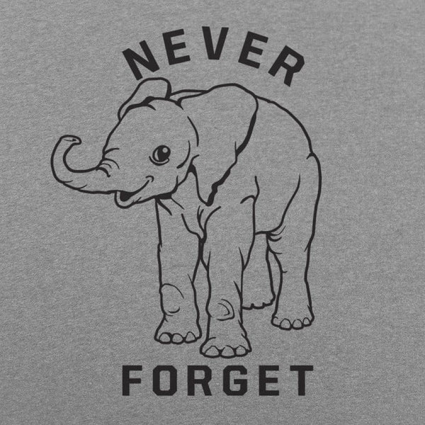 Baby Elephant Never Forget Men's T-Shirt