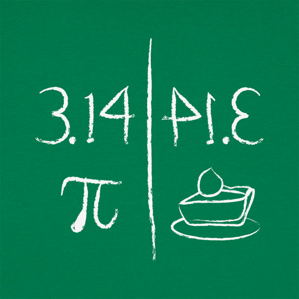 Pi Mirrors Pie Men's T-Shirt