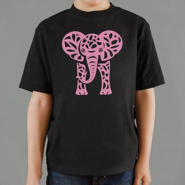 Pink Elephant Kids' T-Shirt