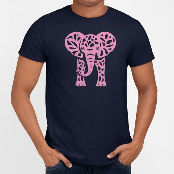 Pink Elephant Men's T-Shirt