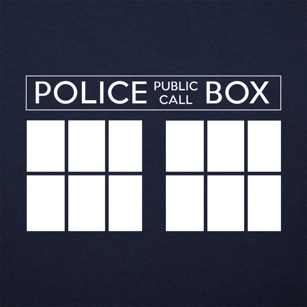 Police Box For Who Men's T-Shirt