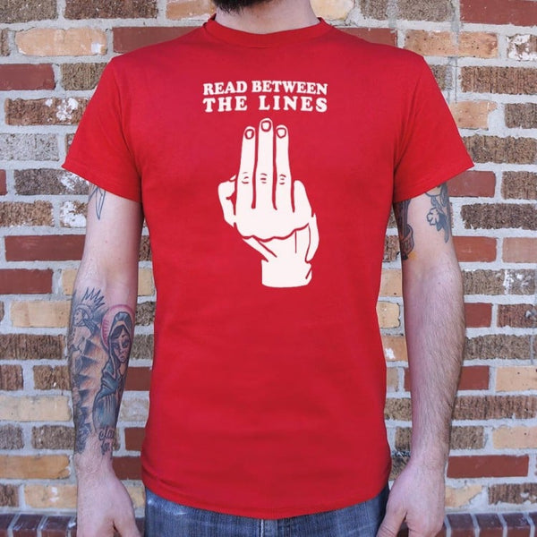 Read Between The Lines Men's T-Shirt