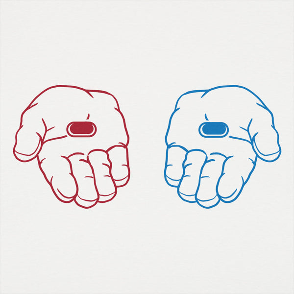 Red Pill, Blue Pill  Men's T-Shirt