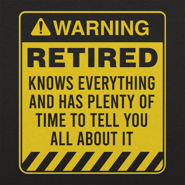 Retired Warning Men's T-Shirt