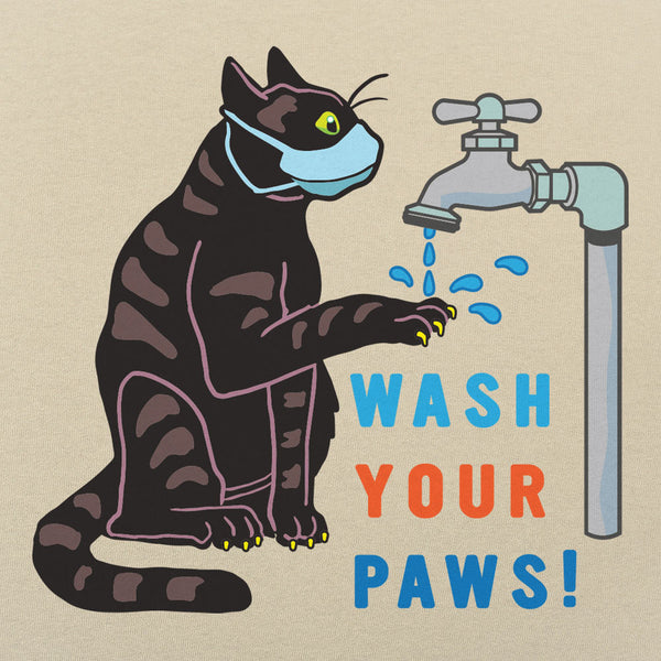 Wash Your Paws Graphic Men's T-Shirt