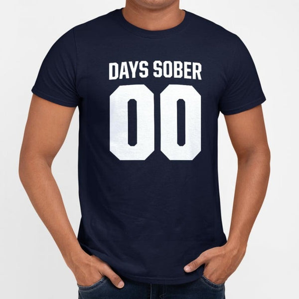 Zero Days Sober Men's T-Shirt