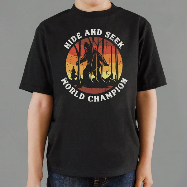 Hide and Seek Champ Graphic Kids' T-Shirt