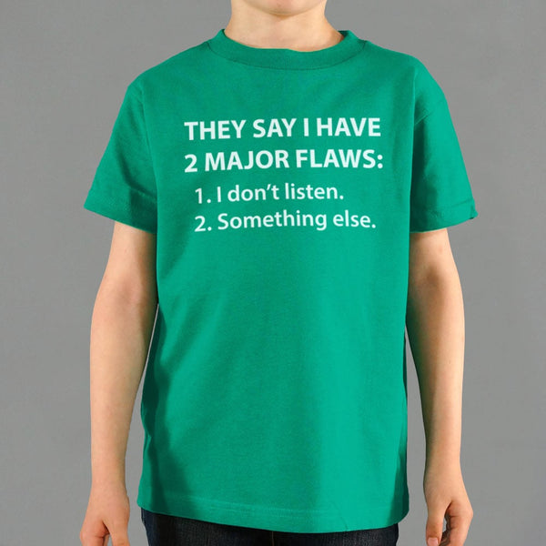 2 Major Flaws Kids' T-Shirt