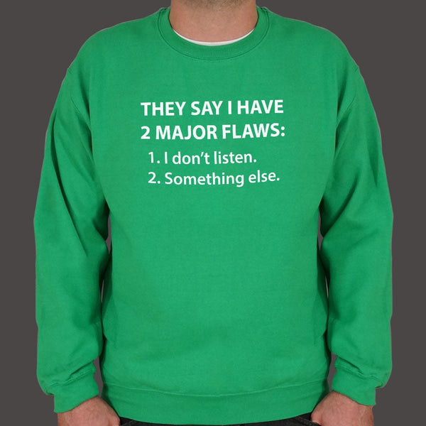 2 Major Flaws Sweater