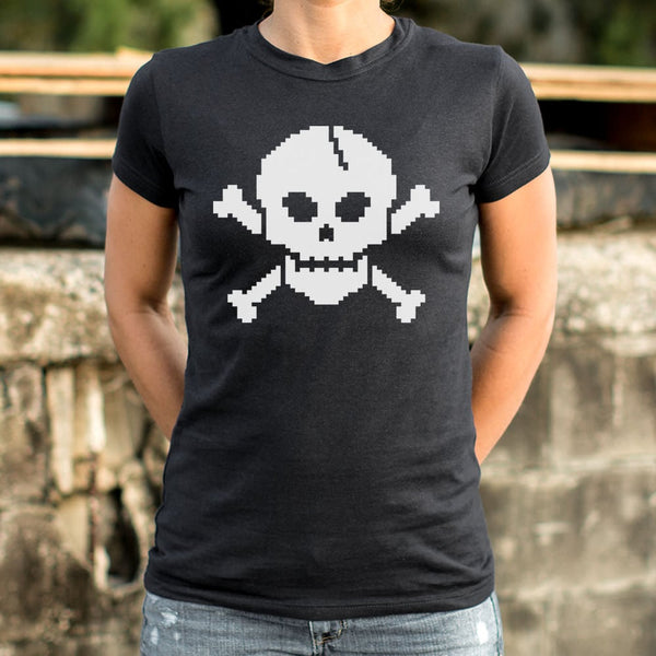 8-Bit Skull Women's T-Shirt