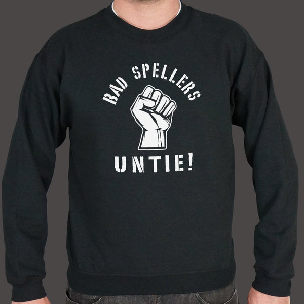 Bad Spellers Untie Sweater