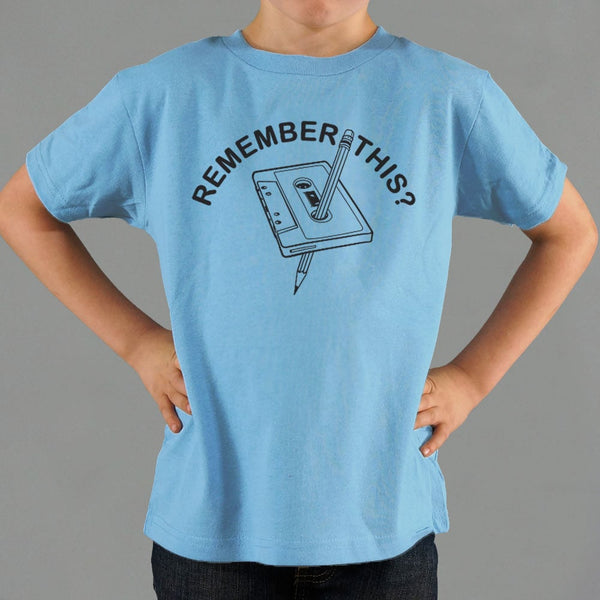 Cassette and Pencil Kids' T-Shirt