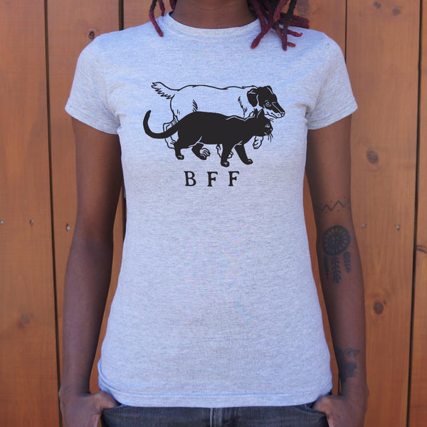 Cat And Dog BFF Women's T-Shirt