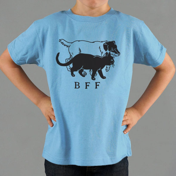 Cat And Dog BFF Kids' T-Shirt
