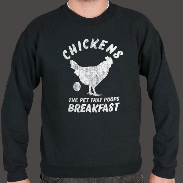 Chickens Poop Breakfast Sweater