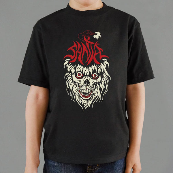 Death Metal Santa Kids' T-Shirt