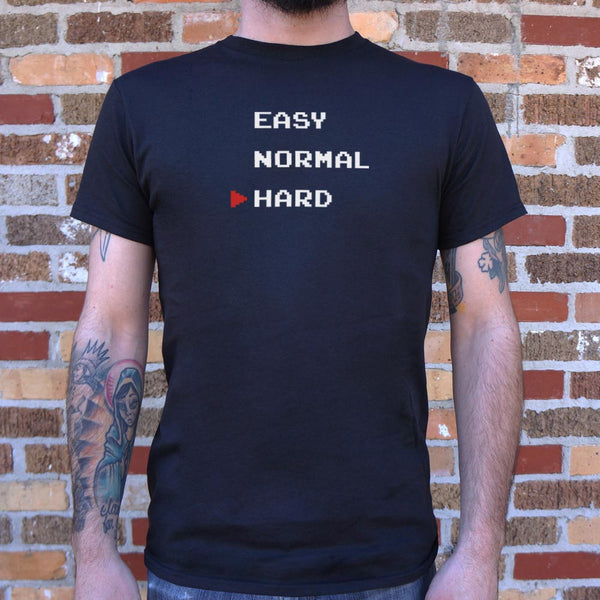 Easy, Normal, Hard Men's T-Shirt