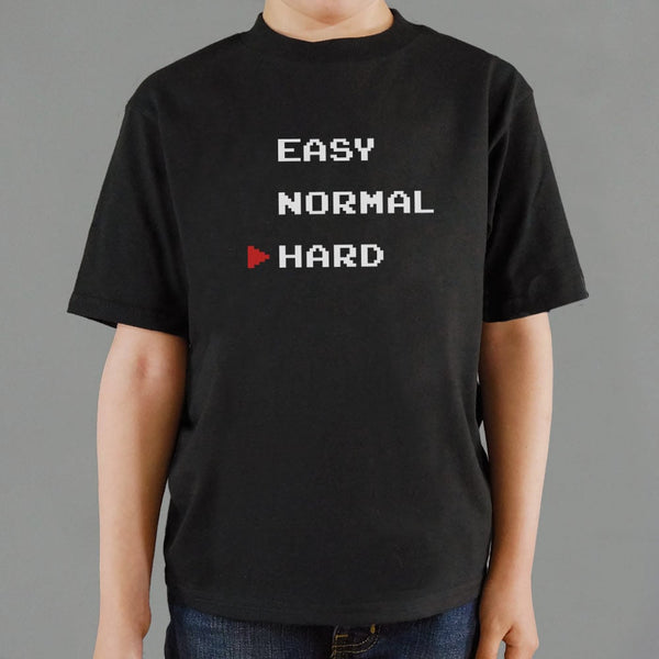 Easy, Normal, Hard Kids' T-Shirt