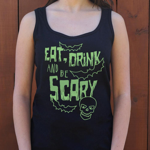 Eat Drink Scary Women's Tank Top