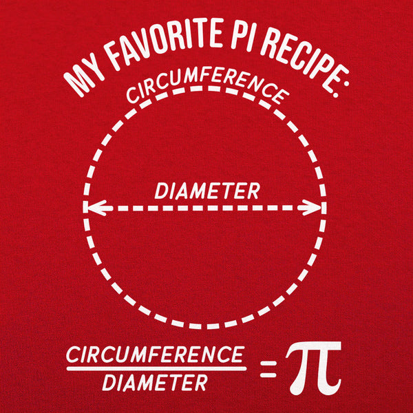 Favorite Pi Recipe Men's T-Shirt