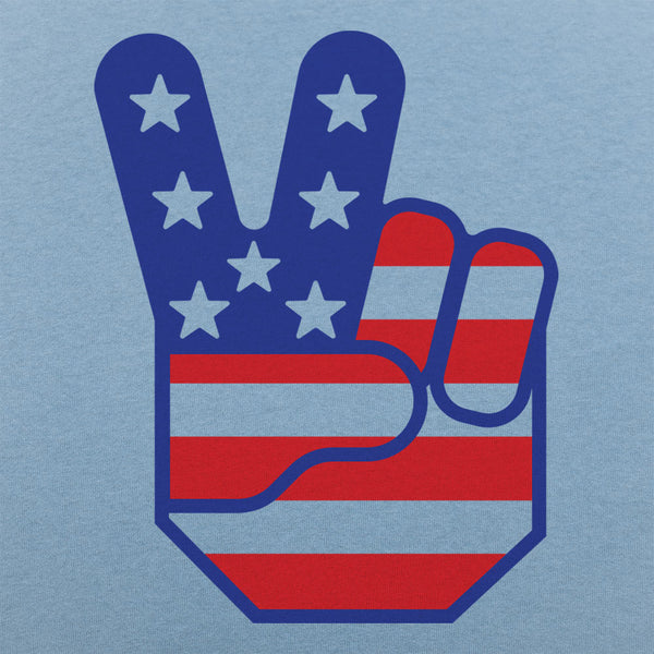 Flag Peace Sign Men's T-Shirt