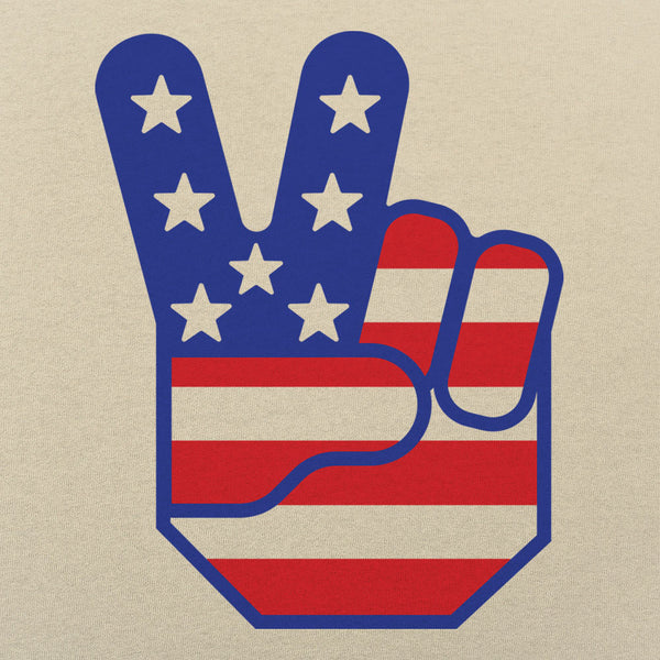 Flag Peace Sign Men's T-Shirt