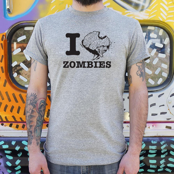 I Brain Zombies Men's T-Shirt