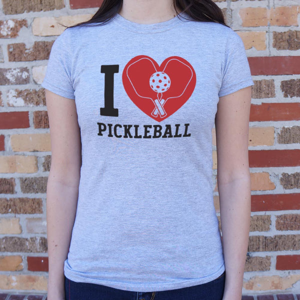 I Love Pickleball Women's T-Shirt