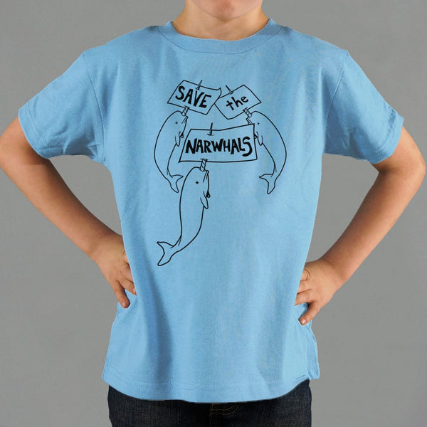 Save The Narwhals Kids' T-Shirt