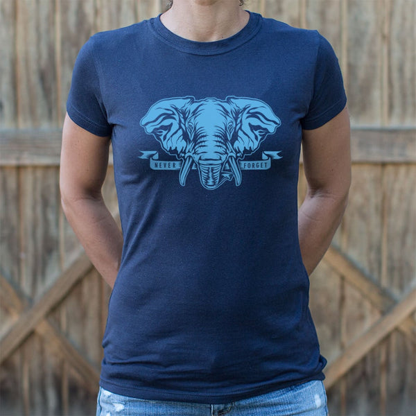 Never Forget Elephant Women's T-Shirt