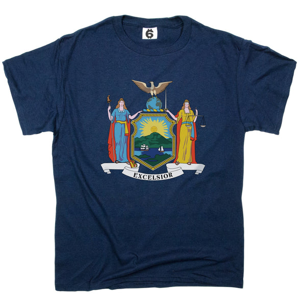New York Flag Graphic Men's T-Shirt