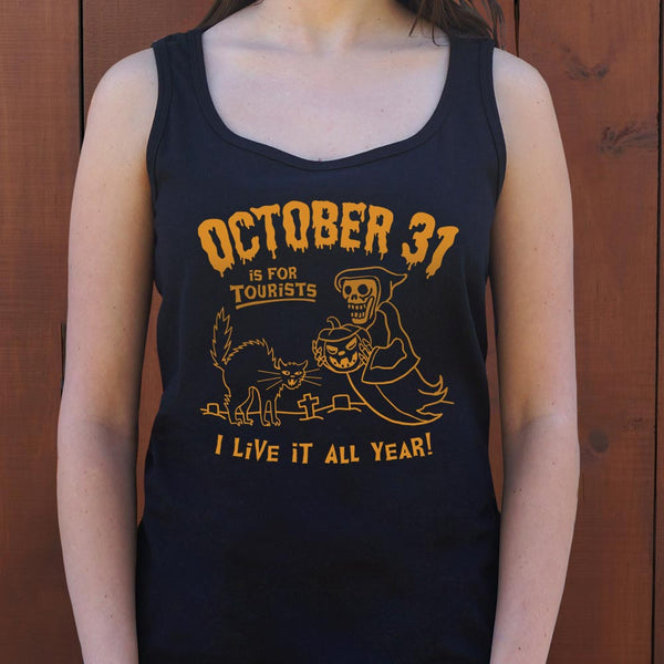 October 31 For Tourists Women's Tank Top