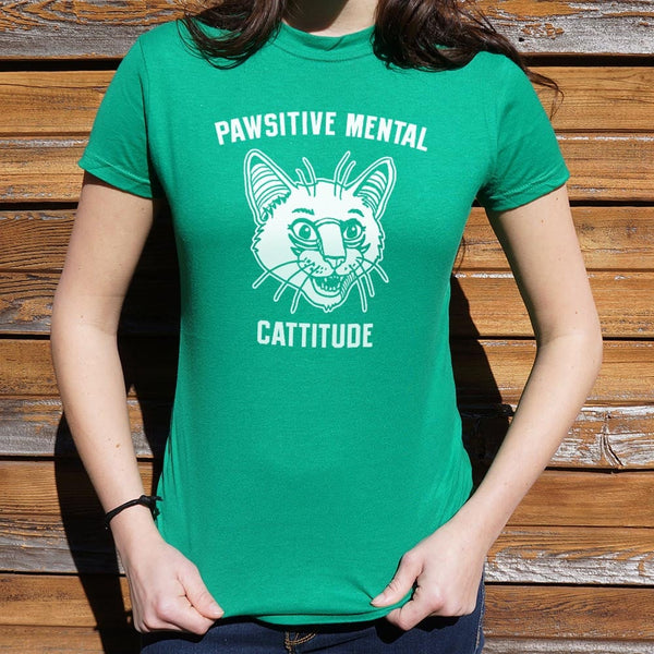 Pawsitive Mental Cattitude Women's T-Shirt