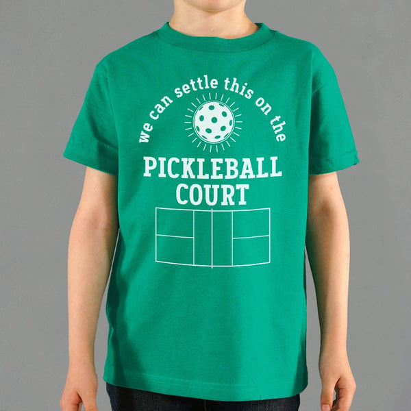 Pickleball Court Kids' T-Shirt